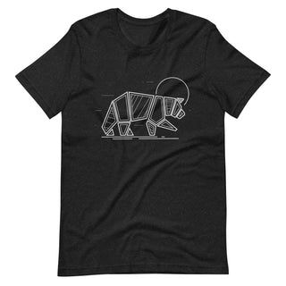 T-shirt is soft & lightweight, with a little stretch; comfortable and flattering 100% combed cotton