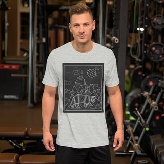 T-shirt is soft, lightweight, with stretch, comfortable and flattering for all. • 100% combed cotton